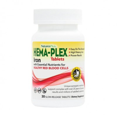 Natures Plus Hema-Plex Iron (30 tab) Natures Plus Hema-Plex Iron (30 tab)