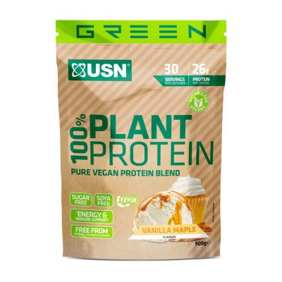 100% Plant Protein (900 g, vanilla maple)