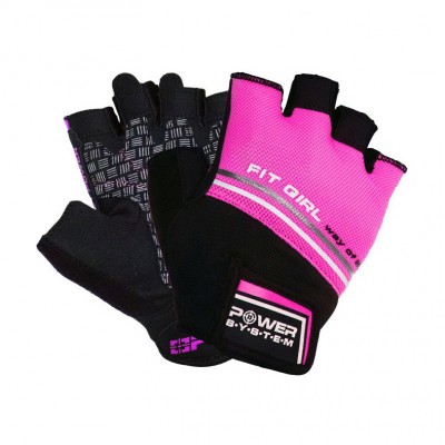 Power System Fit Girl Evo Gloves 2920PI Pink (M size)