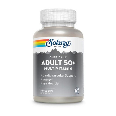 Solaray Once Daily Adult 50+ Multivitamin (90 veg caps)