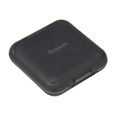 UZSPACE Fitseven Pillbox TP005BB (transparent/black)