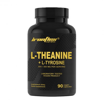 IronFlex L-Theanine + L-Tyrosine 200/300 mg (90 veg caps)