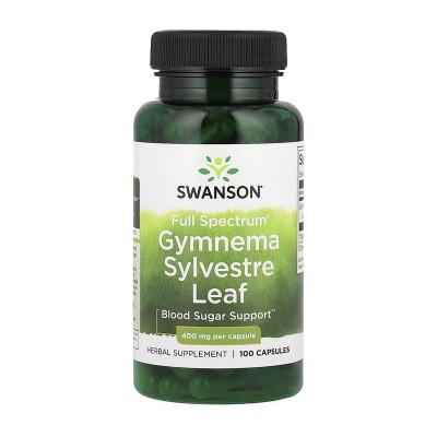 Swanson Gymnema Sylvestre Leaf 400 mg (100 caps) Swanson Gymnema Sylvestre Leaf 400 mg (100 caps)