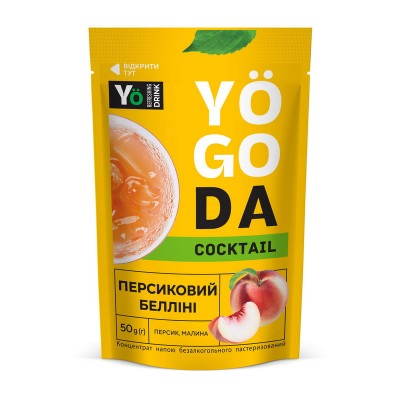Yogoda Yogoda Cocktail (50 g, персик, малина)