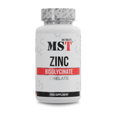 MST Zinc Bisglycinate Chelate 25 mg (180 tabs)