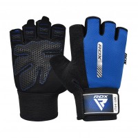 RDX RDX W1 Half Gloves Blue (XL size)