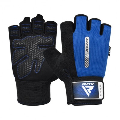 RDX RDX W1 Half Gloves Blue (XL size)