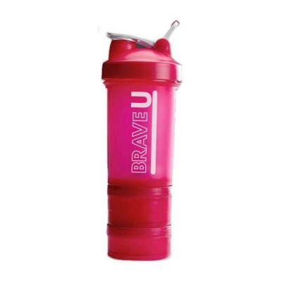 Brave U Shaker 3 in 1 (450 ml, pink)