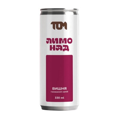 TOM peanut butter Лимонад (330 ml, вишня)