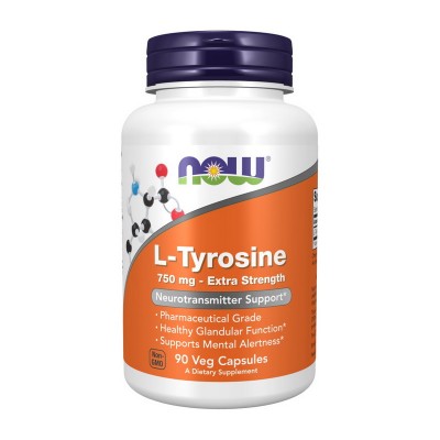 NOW L-Tyrosine 750 mg (90 caps)