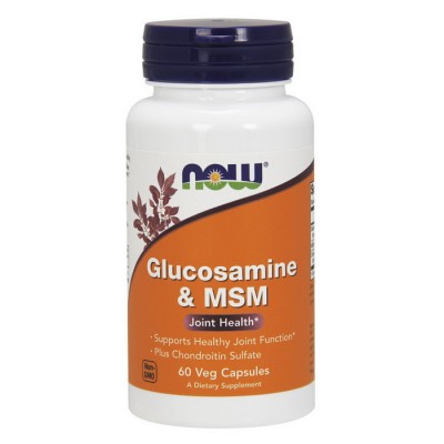 NOW Glucosamine & MSM (60 veg caps)