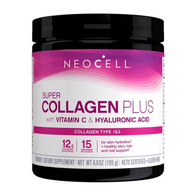 NeoCell Super Collagen Plus with Vitamin C & Hyaluronic Acid (195 g)