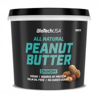 BioTech All Natural Peanut Butter (1 kg, crunchy)
