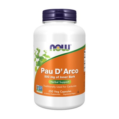 Pau D'Arco 500 mg of Inner Bark (250 veg caps)