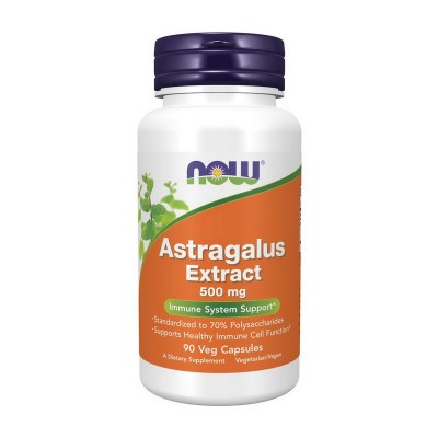 NOW Astragalus Extract 500 mg (90 veg caps)