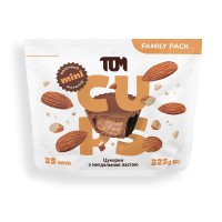 TOM peanut butter Цукерки з мигдальною пастою в молочному шоколаді - Family Pack (225 g) TOM peanut butter Цукерки з мигдальною пастою в молочному шоколаді - Family Pack (225 g)