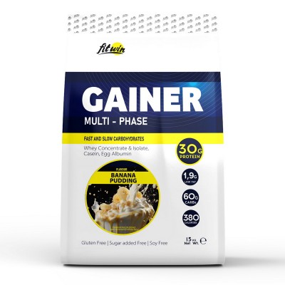 Gainer Multi-Phase (1,5 kg, banana pudding)