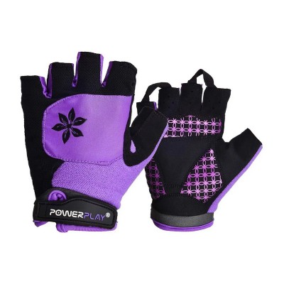 PowerPlay PowerPlay 5284 Gloves Black/Purple (XS size)