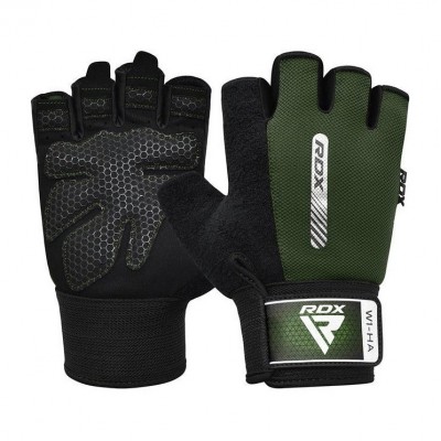 RDX RDX W1 Half Army Gloves Green (M size)