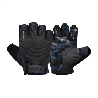 RDX RDX T2 Half Gloves Blue (S size)