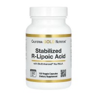 California Gold Nutrition Stabilized R-Lipoic Acid (120 veg caps) California Gold Nutrition Stabilized R-Lipoic Acid (120 veg caps)