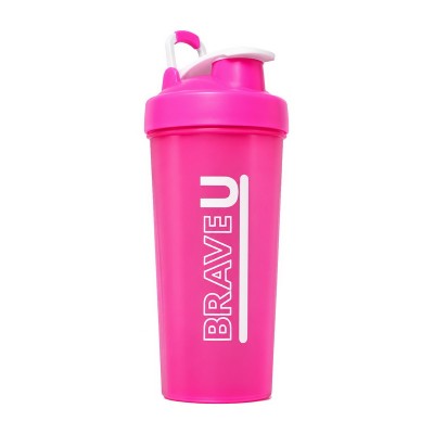 Brave U Shaker With Metal Ball (600 ml, pink) Brave U Shaker With Metal Ball (600 ml, pink)