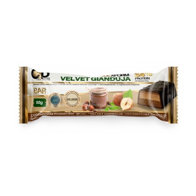 CODEXFORM 34% Protein Bar (50 g, velvet gianduja) CODEXFORM 34% Protein Bar (50 g, velvet gianduja)