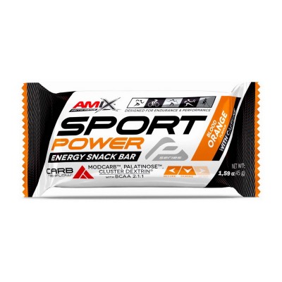AMIX Sport Power Bar with Caffeine (45 g, blood orange)
