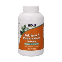 NOW Calcium & Magnesium Softgels (240 softgels) NOW Calcium & Magnesium Softgels (240 softgels)
