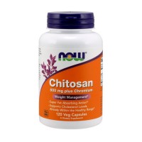 NOW Chitosan 500 mg plus Chromium (120 veg caps)