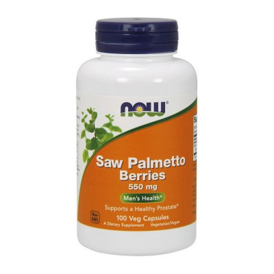 NOW Saw Palmetto Berries 550 mg (100 caps) NOW Saw Palmetto Berries 550 mg (100 caps)