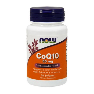 NOW CoQ10 50 mg (50 softgels) NOW CoQ10 50 mg (50 softgels)