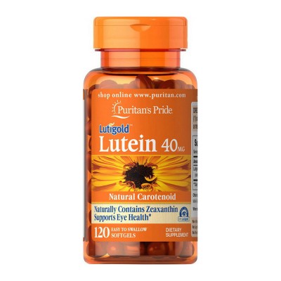 Puritan's Pride Lutein 40 mg contains Zeaxanthin (120 softgels) Puritan's Pride Lutein 40 mg contains Zeaxanthin (120 softgels)