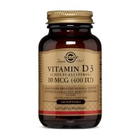 Solgar Vitamin D3 10 mcg (400 IU) (100 softgels)