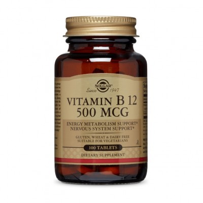 Solgar Vitamin B 12 500 mcg (100 tabs) Solgar Vitamin B 12 500 mcg (100 tabs)