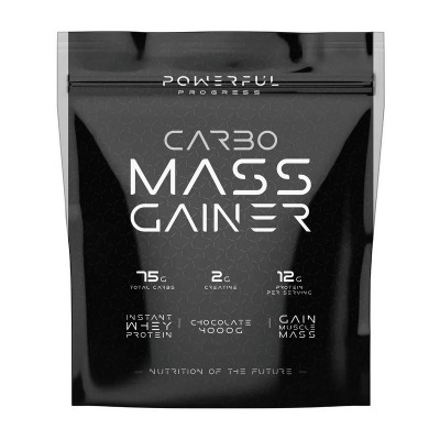 Powerful Progress Carbo Mass Gainer (4 kg, strawberry)