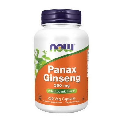 NOW Panax Ginseng 500 mg (250 veg caps) NOW Panax Ginseng 500 mg (250 veg caps)