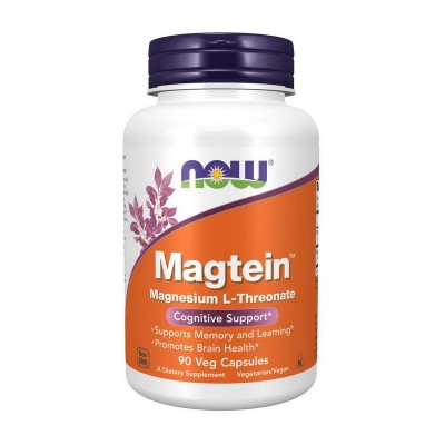 NOW Magtein magnesium l-threonate (90 veg caps) NOW Magtein magnesium l-threonate (90 veg caps)