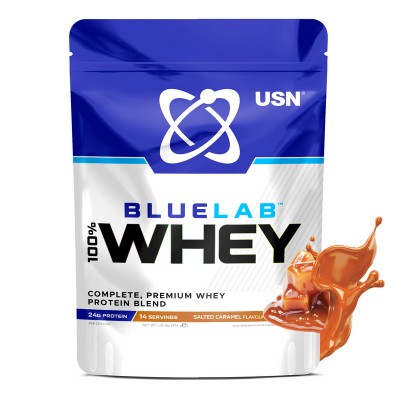 USN Blue Lab 100% Whey (476 g, salted caramel)