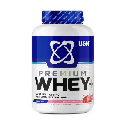 Whey+ Premium Protein (2 kg, strawberry)