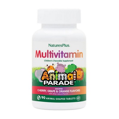 Natures Plus Animal Parade Children's Multi-vitamin (90 animal-shaped tabs, watermelon)
