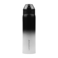 UZSPACE Uzspace X4 Gradient Waterboottle 4201 (500 ml, black/white)