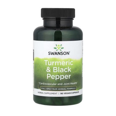 Swanson Turmeric & Black Pepper (90 veg caps)