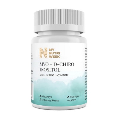 My Nutri Week Myo+D-Chiro-Inositol (60 caps)