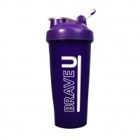 Brave U Shaker With Metal Ball (600 ml, purple)