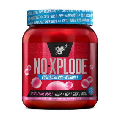 BSN N.O.-XPLODE Cool Rush Pre-Workout 30 serv. (540 g, bubblegum blast)