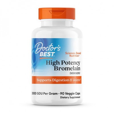 Doctor's BEST High Potency Bromelain (90 veg caps) Doctor's BEST High Potency Bromelain (90 veg caps)