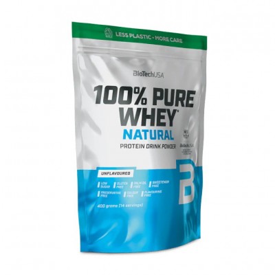 BioTech 100% Pure Whey Natural (400 g, unflavoured)