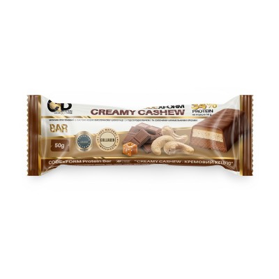 CODEXFORM 34% Protein Bar (50 g, creamy cashew) CODEXFORM 34% Protein Bar (50 g, creamy cashew)