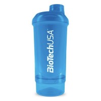 BioTech Shaker Wave + 2 in 1 (500 ml, Schocking Blue)